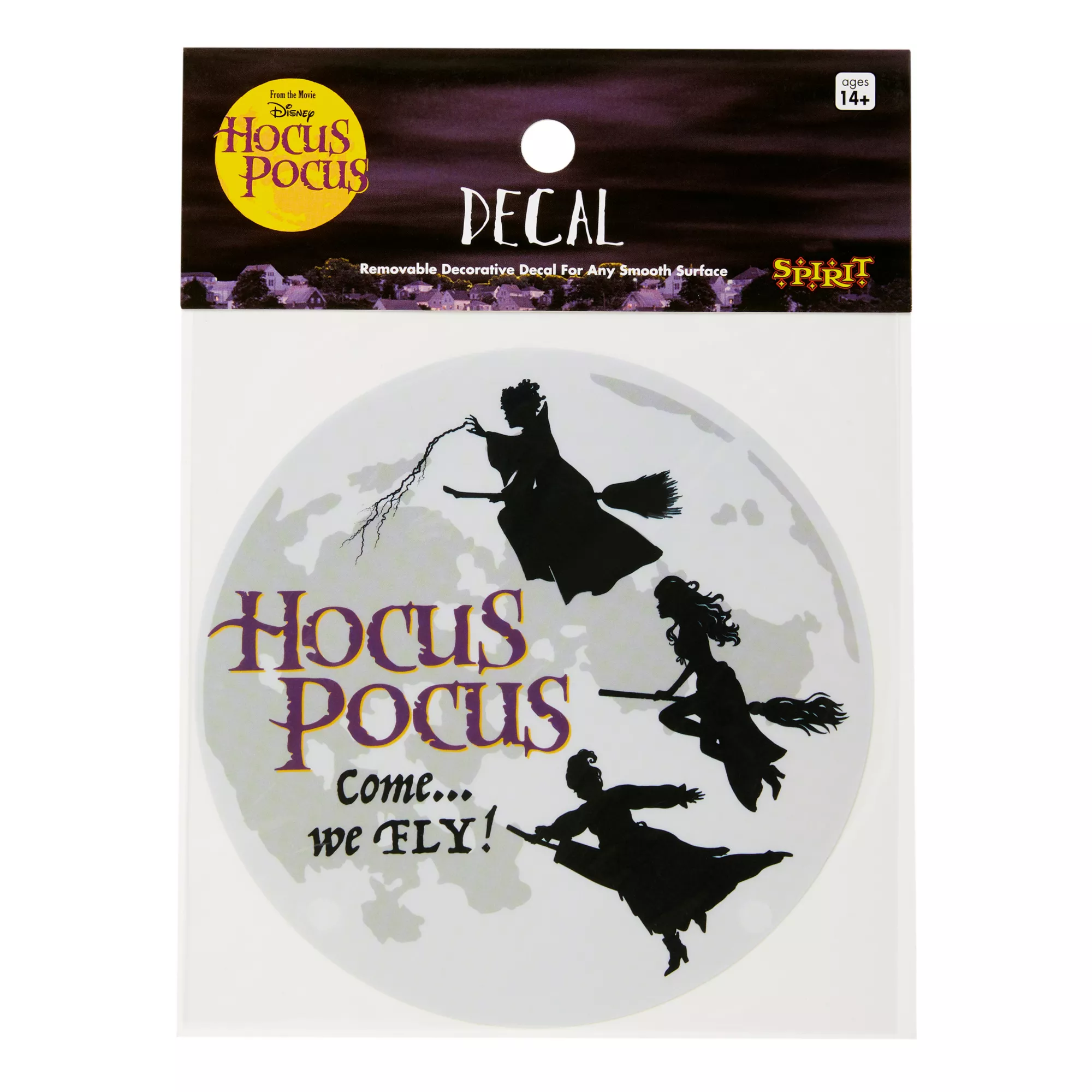 Come We Fly Decal - Hocus Pocus at Spencer's