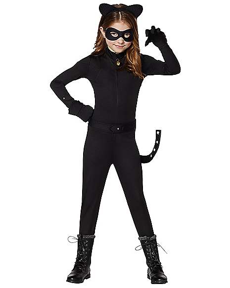 URAQT Child Ladybug Cat Noir Costume Cosplay for Kid Child Party Halloween