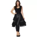 Black Ruffled Vest at Spirit Halloween