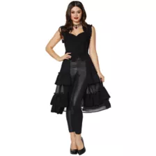 Black Ruffled Vest at Spirit Halloween