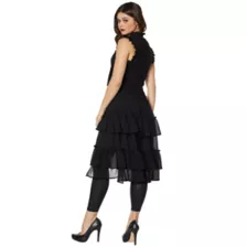 Black Ruffled Vest at Spirit Halloween