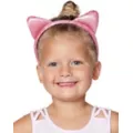 Kids Pink Cat Ear Headband at Spirit Halloween