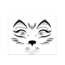 Kids Wolf Face Decal at Spirit Halloween