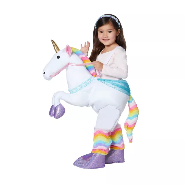 Toddler Unicorn Ride Along Costume Spirithalloween