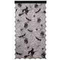 Light-Up Lace Spider Web Window Curtain at Spirit Halloween