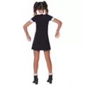 Kids Black and White Peter Pan Collar Dress at Spirit Halloween