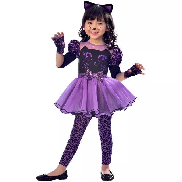 Toddler Miss Meow Cat Costume - Spirithalloween.com