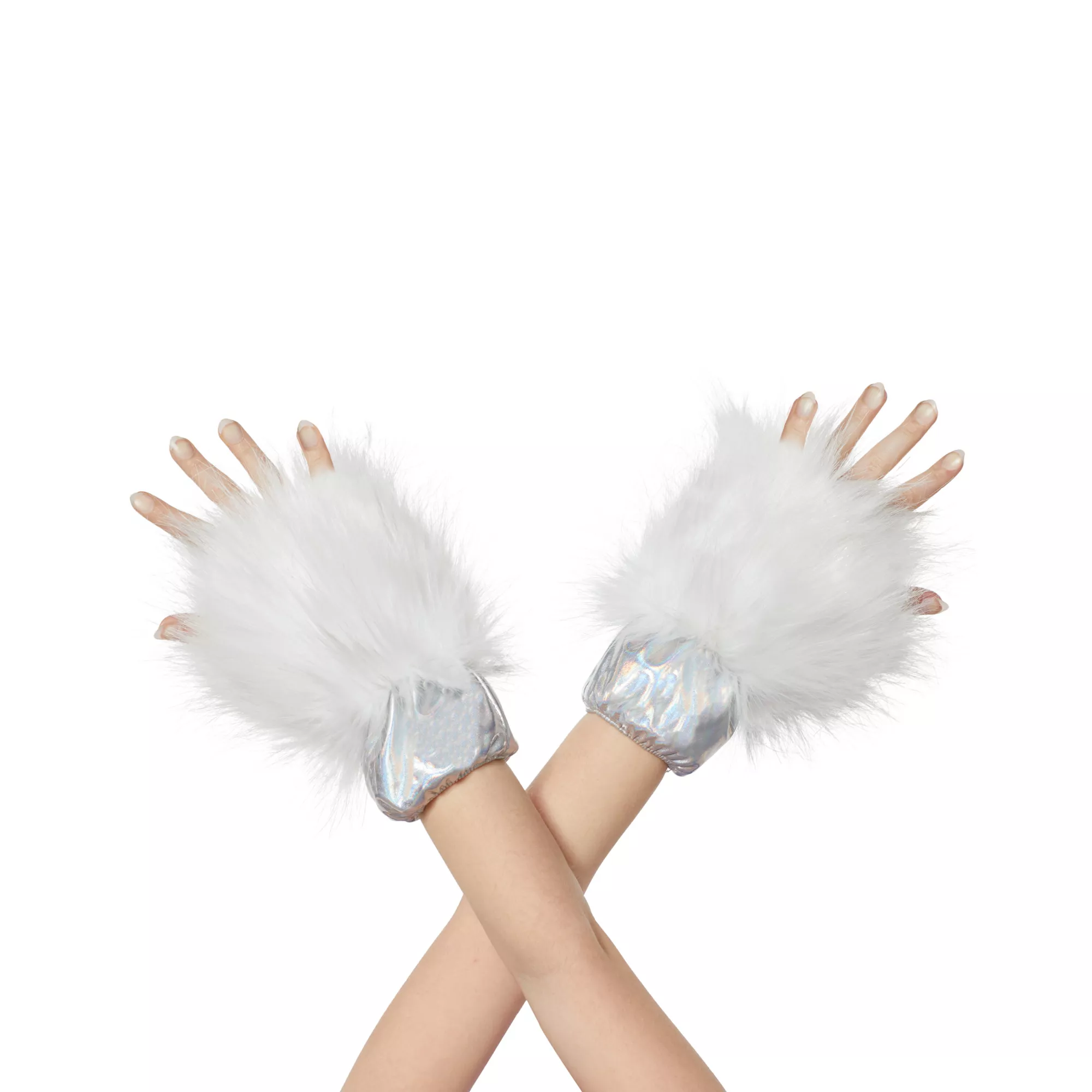 Kids Faux Fur Unicorn Cuffs at Spencer's