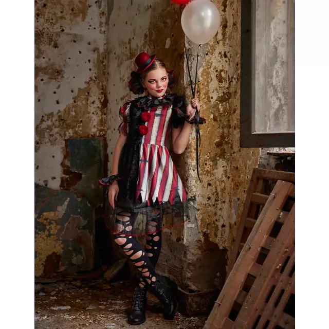 Kids Twisted Circus Clown Costume