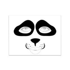 Panda Face Decal at Spirit Halloween