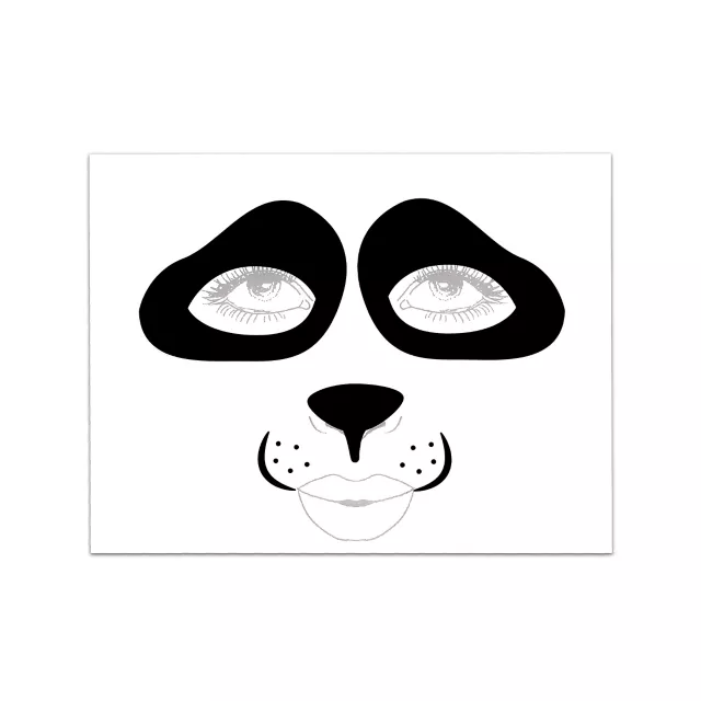 Panda Face Decal at Spirit Halloween