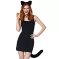 Faux Fur Binx Costume Kit - Hocus Pocus at Spencer's