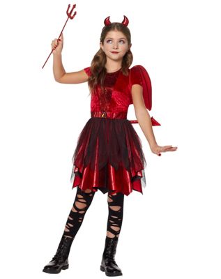 Red Cropped Jersey by Spirit Halloween