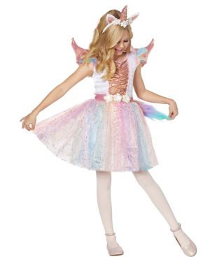 Kids Unicorn Dress Costume