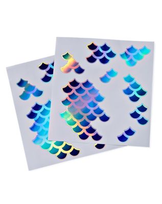 Mermaid scale body decals