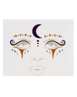 Halloween Tattoos Body Jewelry Spirithalloween Com - gypsy face decal