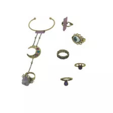 Fortune Teller Bracelet and Rings Set at Spirit Halloween