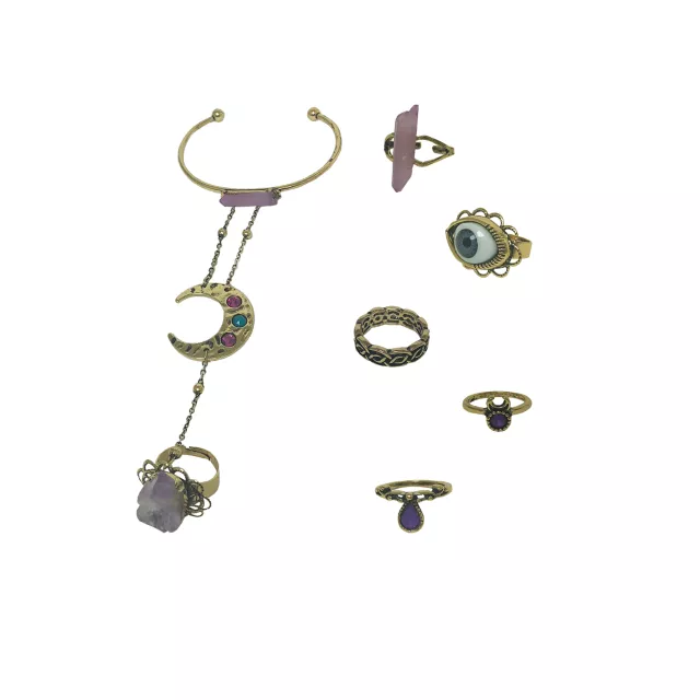Fortune Teller Bracelet and Rings Set