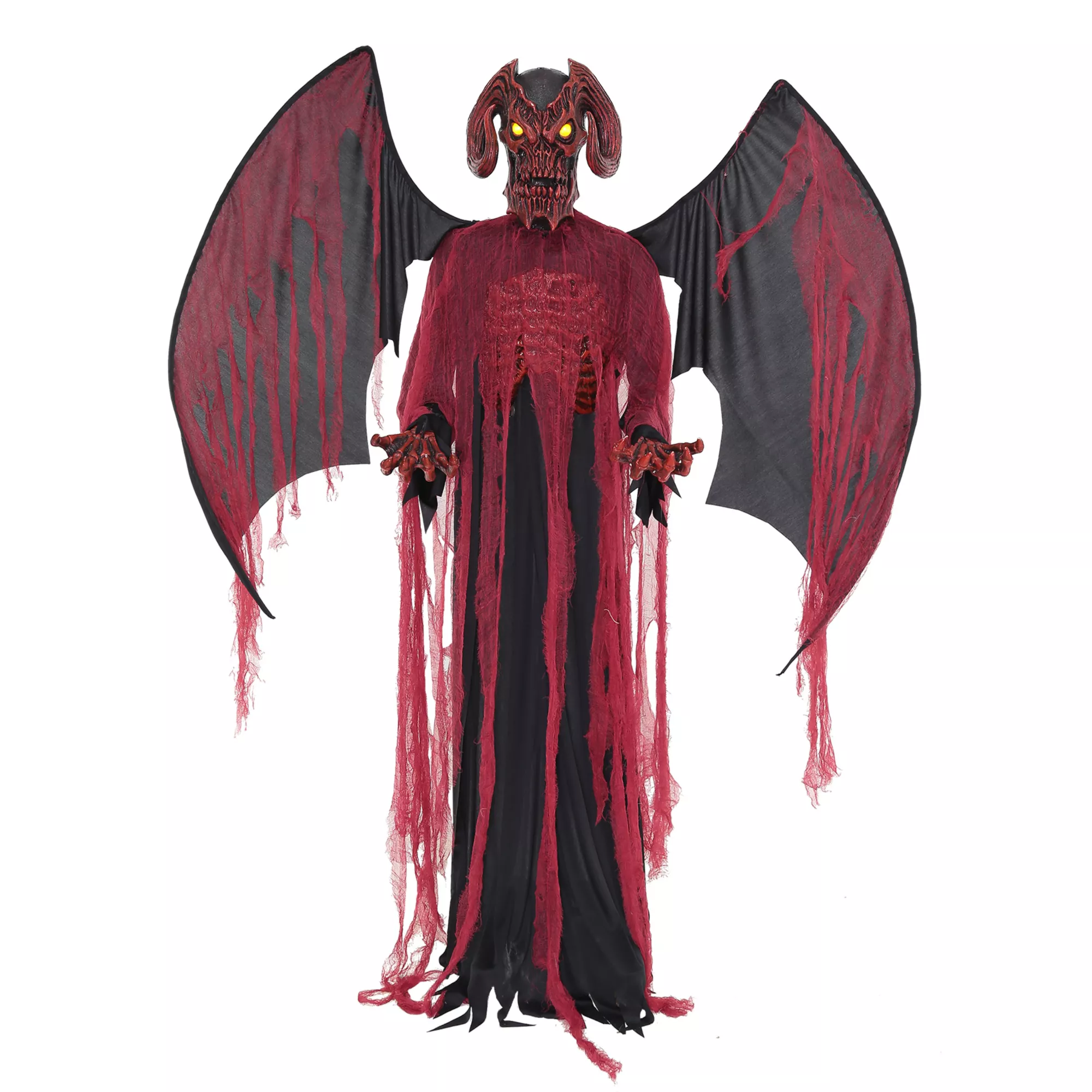 6 Ft Light-Up Fire Demon Prop - Decorations at Spirit Halloween