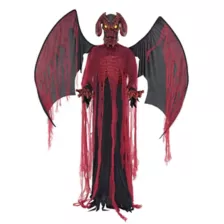 6 Ft Light-Up Fire Demon Prop - Decorations at Spirit Halloween