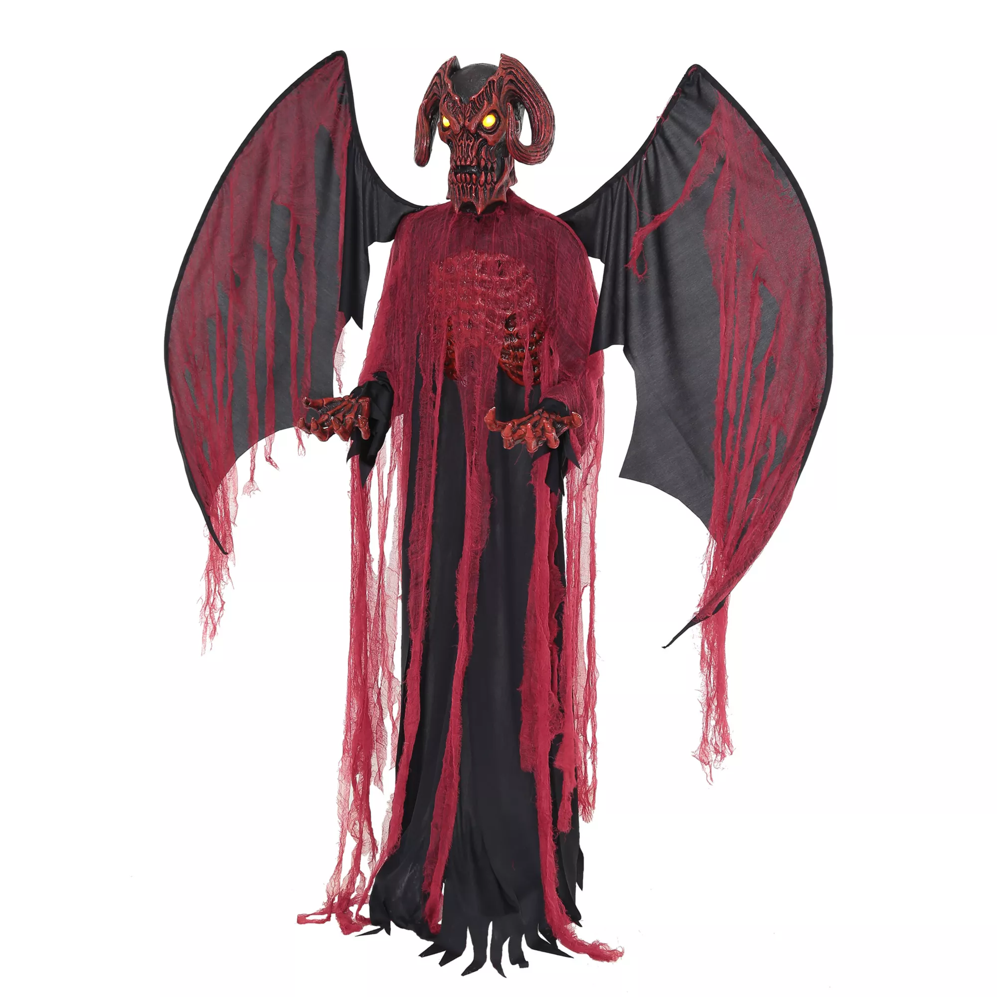 6 Ft Light-Up Fire Demon Prop - Decorations at Spirit Halloween