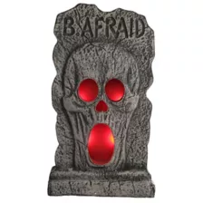 2 Ft Light-Up B. Afraid Tombstone at Spirit Halloween