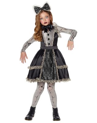 Kids Broken Doll Costume - The Signature Collection - Spirithalloween.com