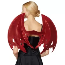 Red Glitter Devil Wings at Spirit Halloween
