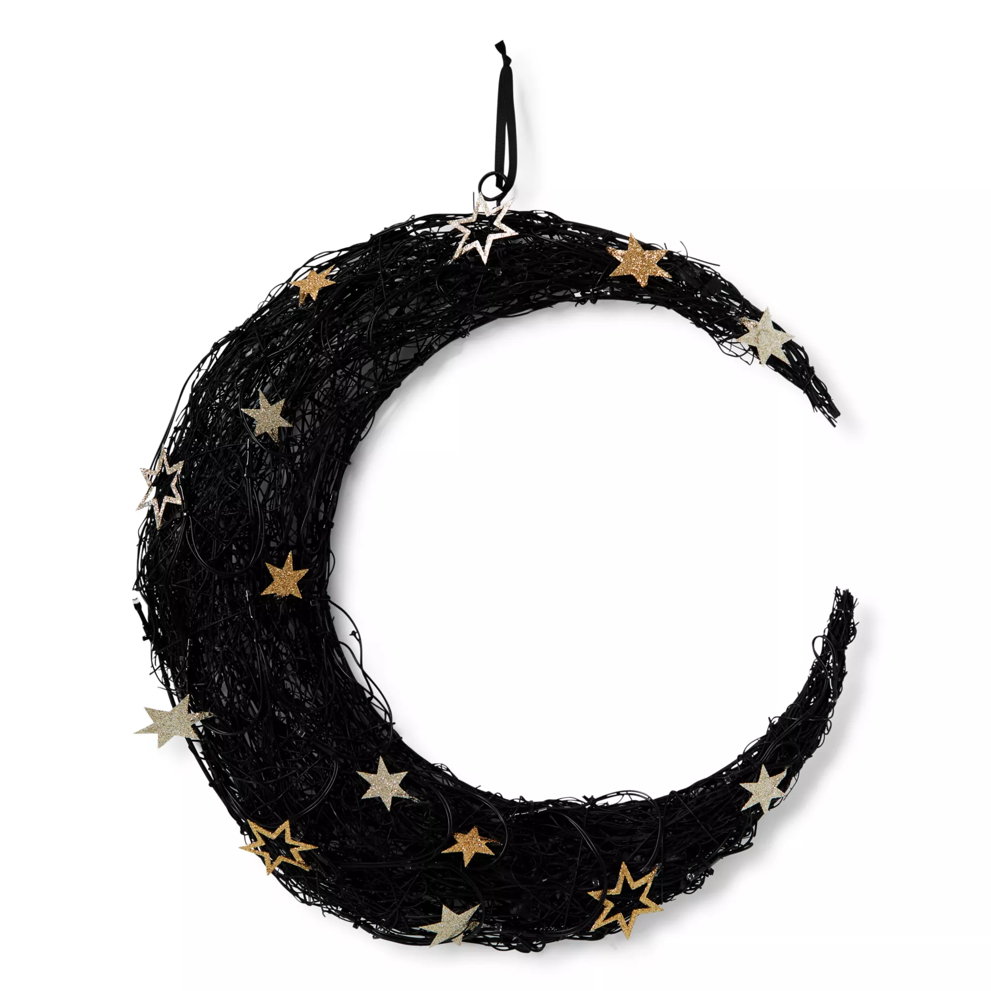 2 Ft Tarot LED Light-Up Moon Wreath at Spencer's