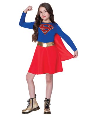 Supergirl Halloween Costume Marvel Superhero Kid Girl 5 - 7 Year Medium ...