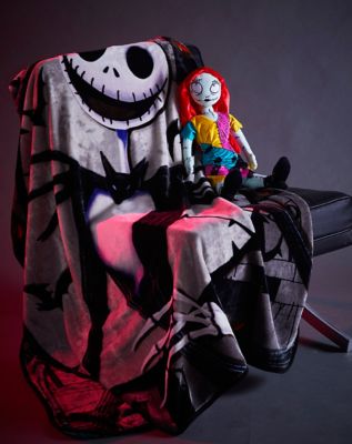 Jack and Sally Reversible Fleece Blanket - The Nightmare Before Christmas