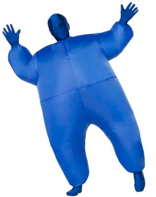 Blue store skin suit