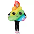 Kids Rainbow Poop Emoji Costume at Spirit Halloween