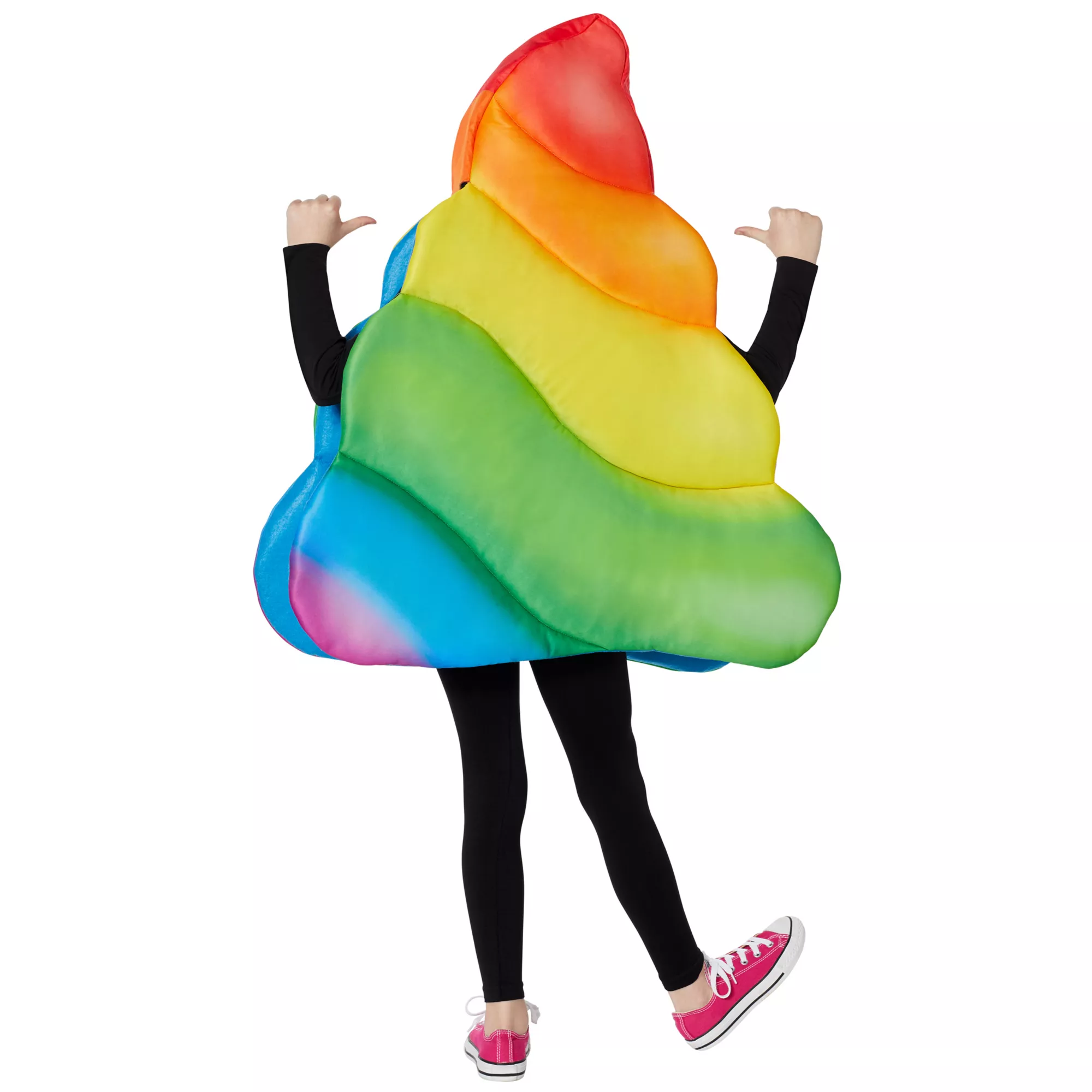 Kids Rainbow Poop Emoji Costume at Spirit Halloween
