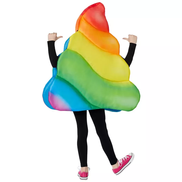 Kids Rainbow Poop Emoji Costume at Spirit Halloween