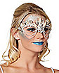 Mermaid Shell Diamond Eye Half Mask