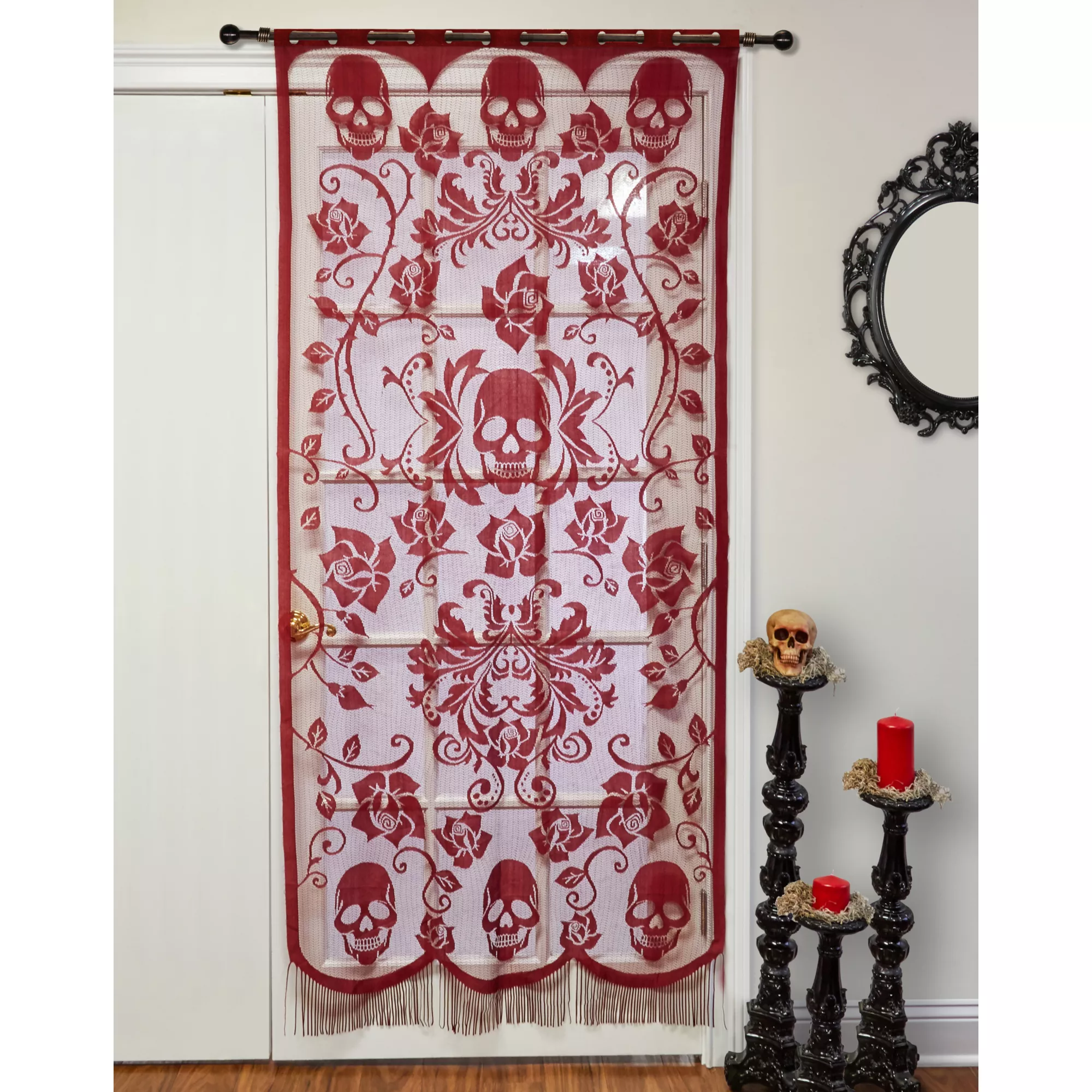 7 Ft Gothic Romance Door Curtain - Decorations at Spirit Halloween