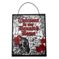 Wooden Gothic Welcome Sign at Spirit Halloween