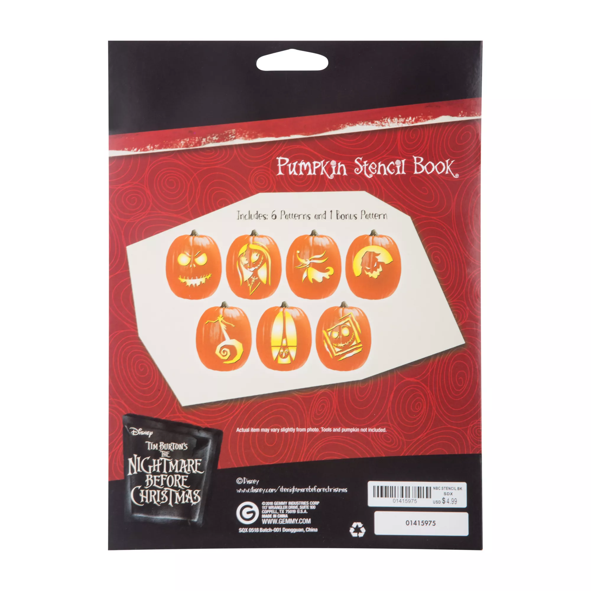 Pumpkin Stencil Book - The Nightmare Before Christmas at Spirit Halloween