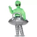 Kids Light-Up Alien UFO Inflatable Costume at Spirit Halloween