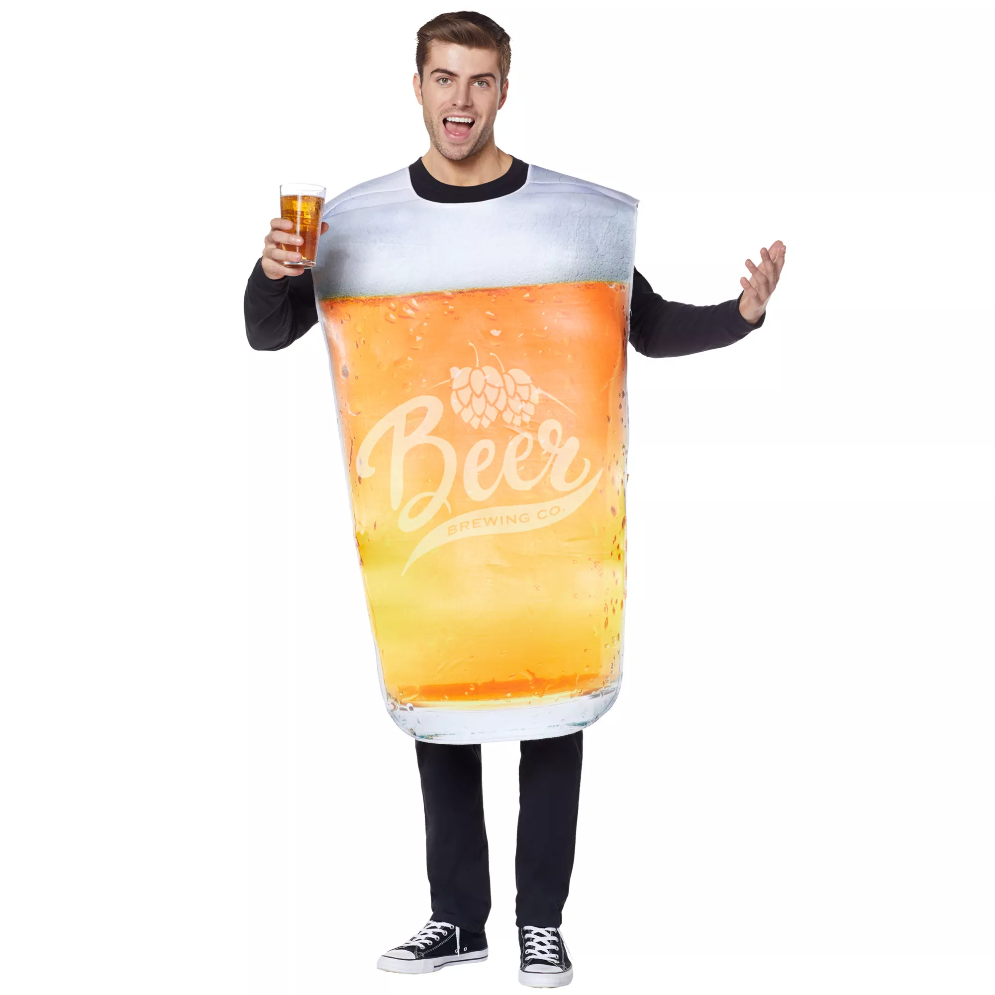 Oktoberfest Adult Pint Glass Beer Costume at Spencer's
