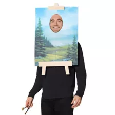 Adult Bob Ross Painting Costume - Firefly at Spencer's