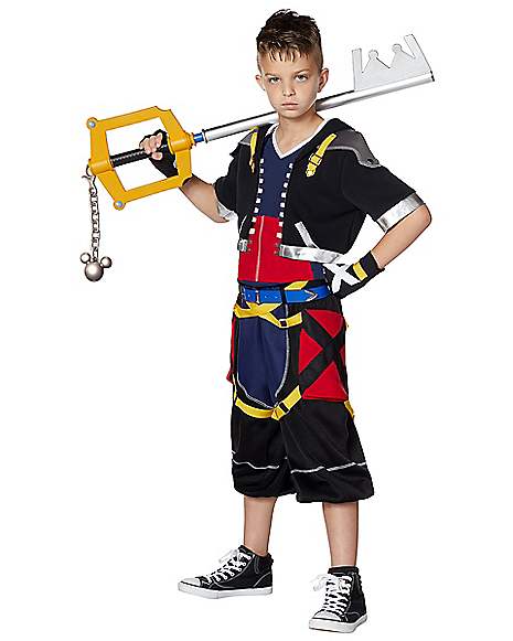 NEW Kingdom Hearts 1 Sora Cosplay Costume Adult Halloween Custom 