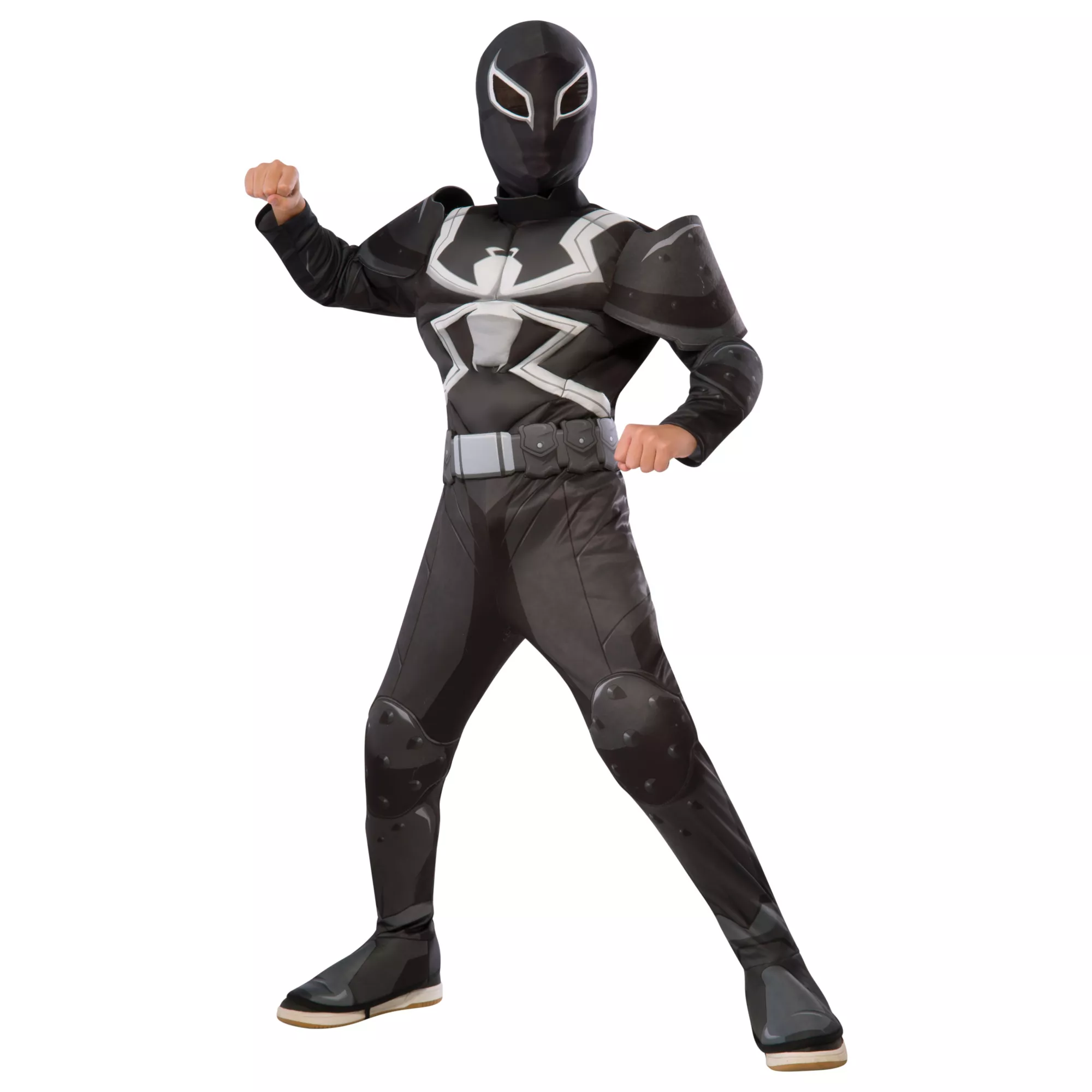 Kids Muscle Agent Venom Jumpsuit Costume - Marvel at Spirit Halloween