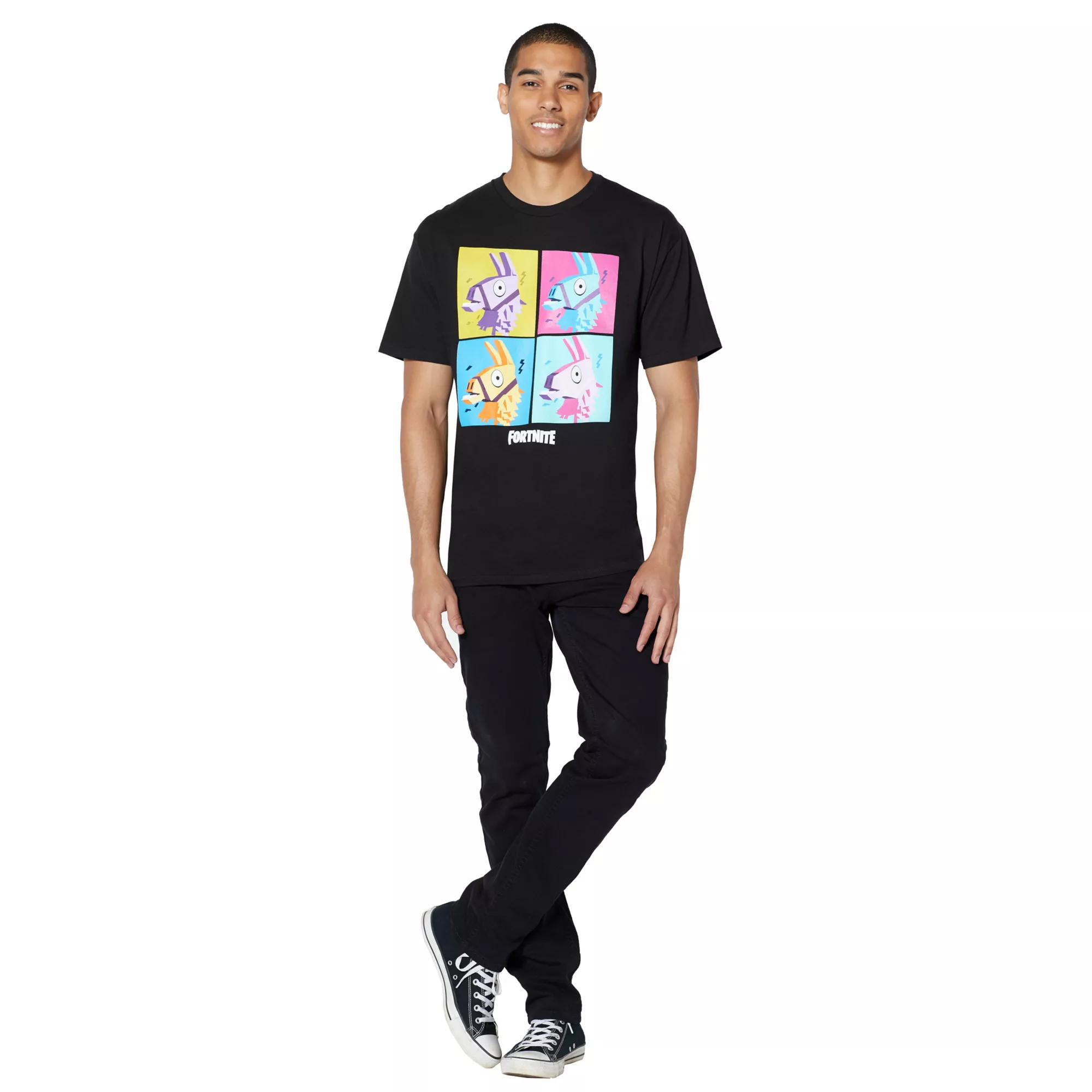 Grid Loot Llama T Shirt - Fortnite at Spencer's