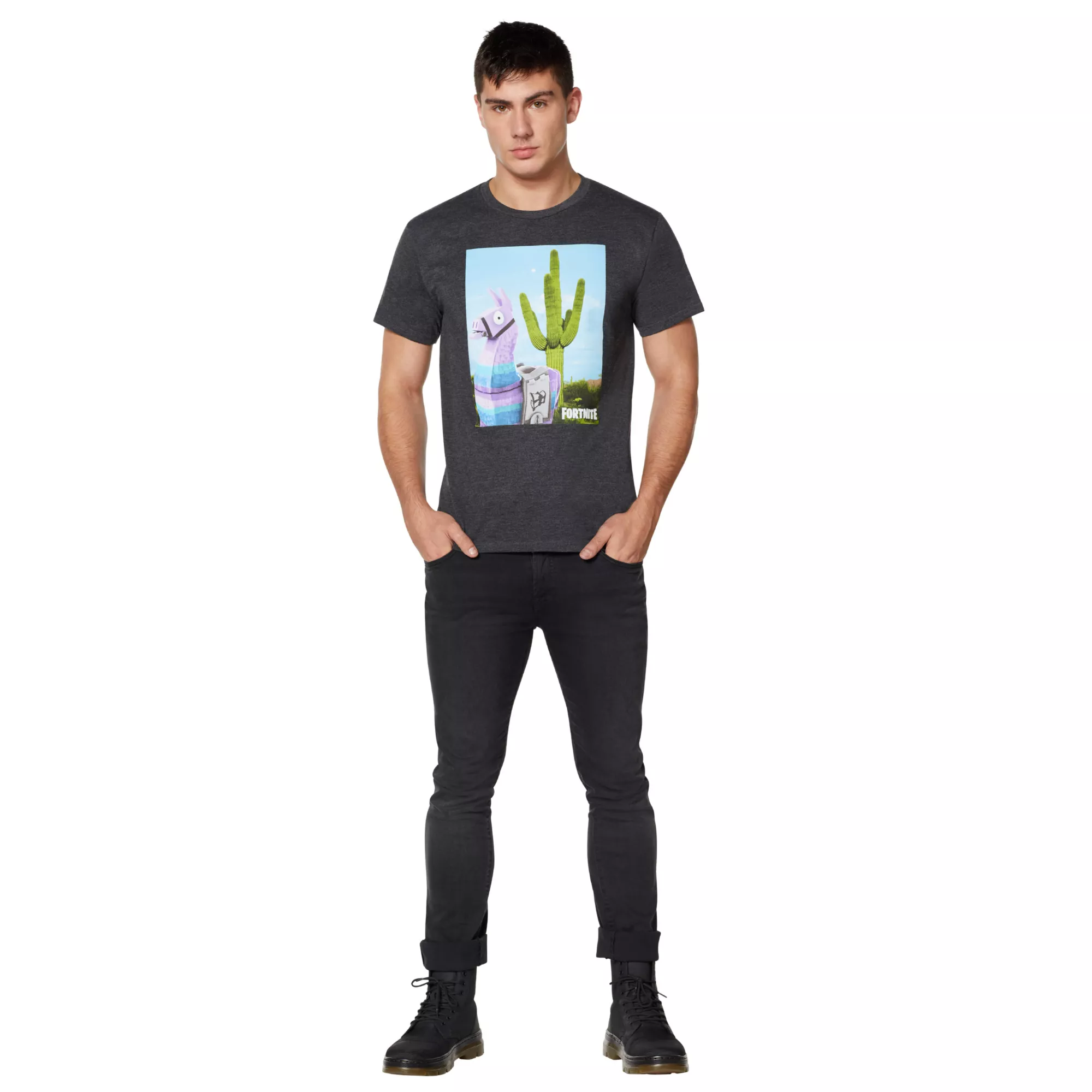 Adult Cactus Loot Llama T Shirt - Fortnite at Spirit Halloween