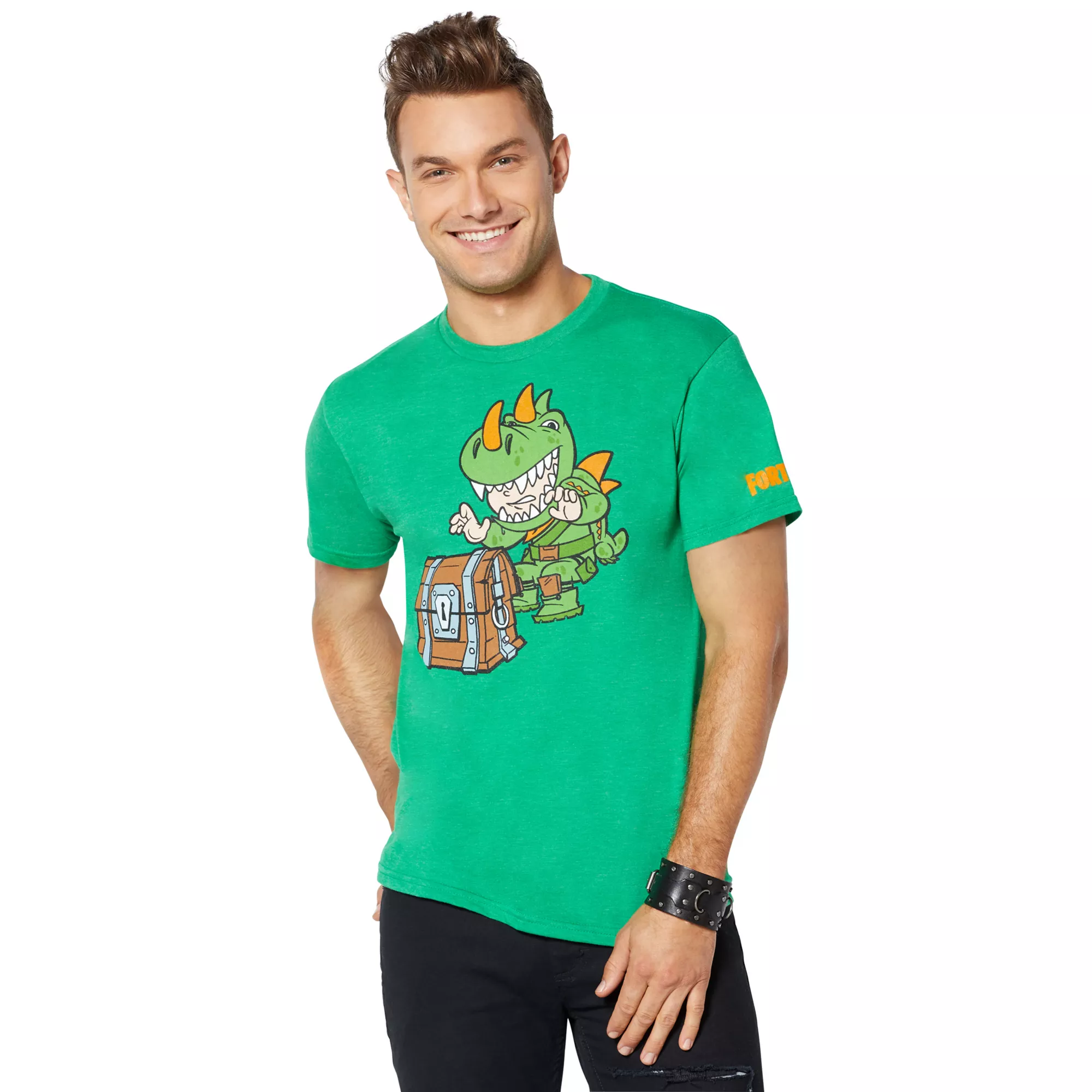 Adult Chibi Rex T Shirt - Fortnite at Spencer's