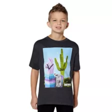 Boys Cactus Loot Llama T Shirt - Fortnite at Spencer's