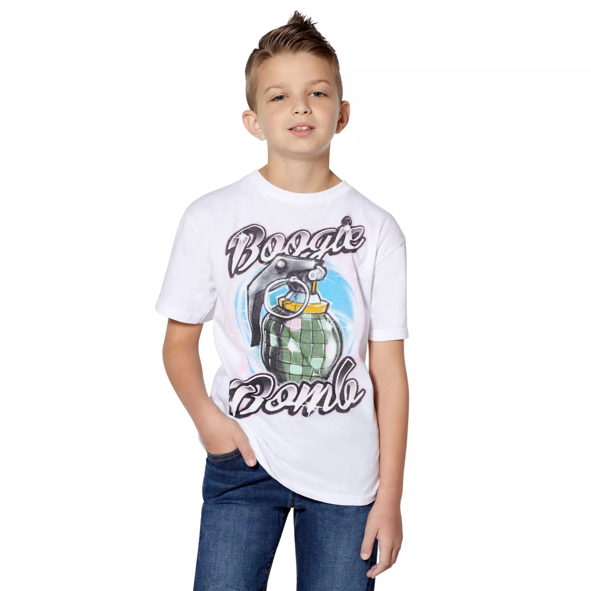 Boys Boogie Bomb T Shirt - Fortnite at Spencer's