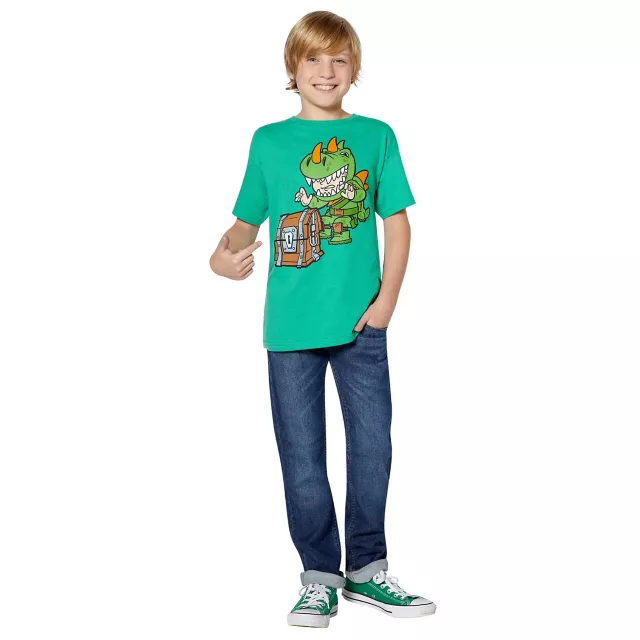 Boys Chibi Rex T Shirt - Fortnite at Spencer's